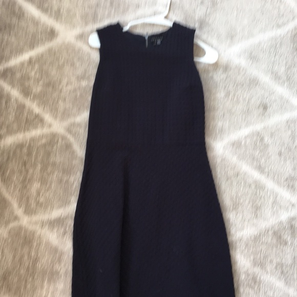 Theory navy textured dress  8 - Picture 1 of 5